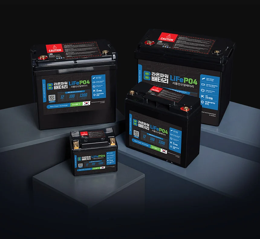 RAONPOWER lithium iron phosphate battery range